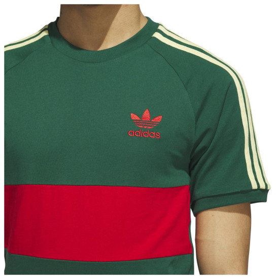 Adidas Ανδρική κοντομάνικη μπλούζα 3-S Panel Tee
